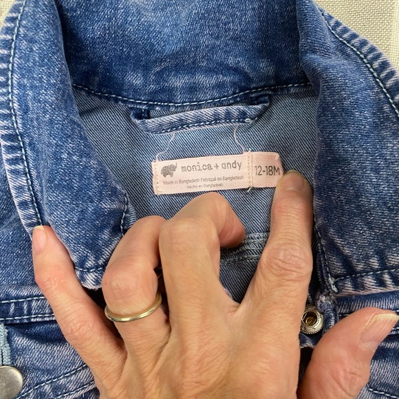 Monica and Andy Classic Denim Kids Jacket - Picture 2 of 2